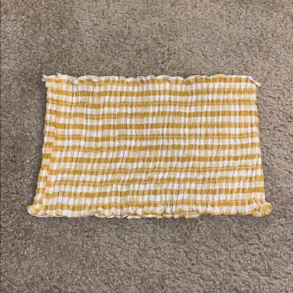 Yellow and white tube top - Picture 2 of 3